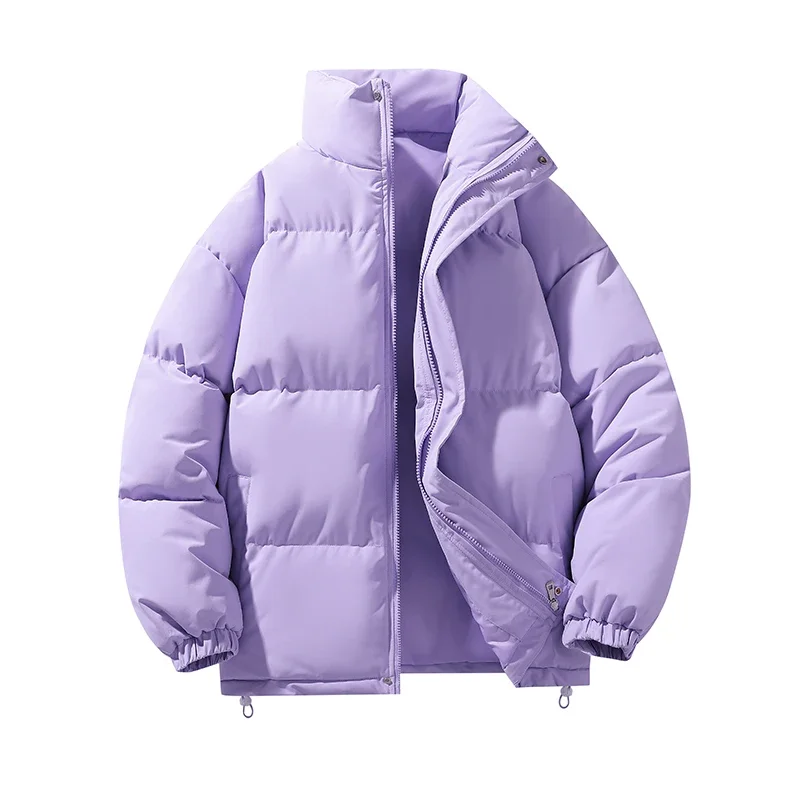 Autumn Winter Warm Padded Parka Jacket Men Women Casual Parkas Outerwear Mens Coats Clothing 12 Colors Puffer Jacket Men Women