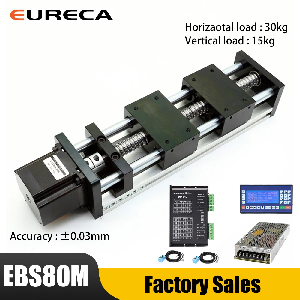Bidirectional Reverse Thread Ball Screw Linear Slide Module Dual Carriage Two Way Precision Linear Guide Stepper Motor Actuator