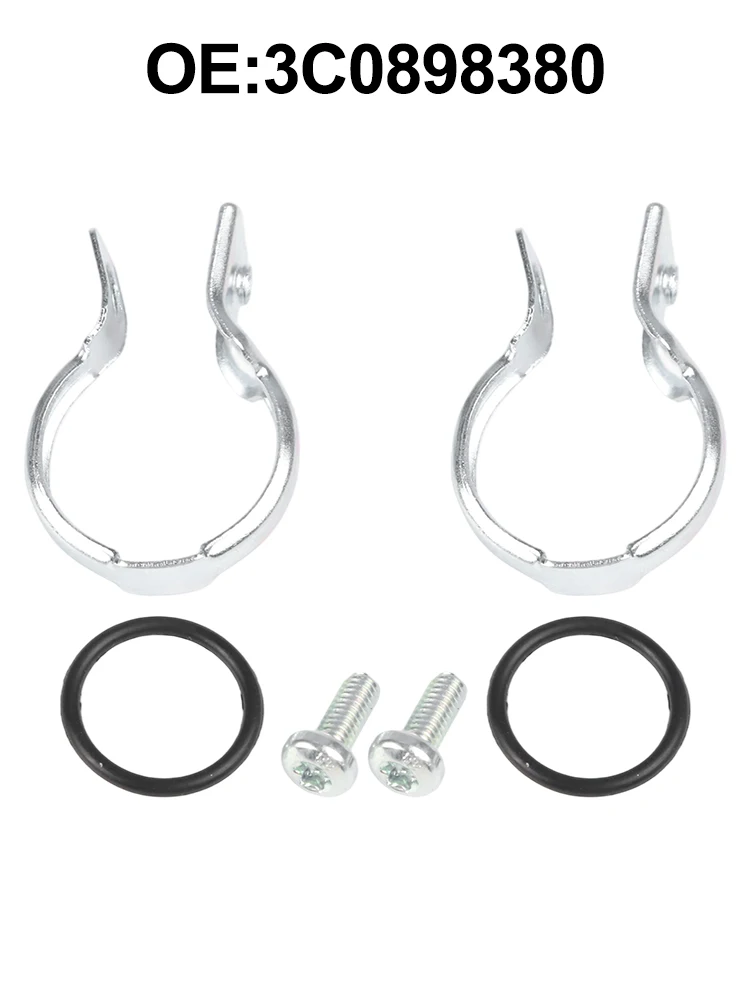 Kit de reparación de tanque de agua para calefacción de coche, 3C0898380, para Golf, EOS, Tiguan, Skoda, abrazadera en V de escape, Clips fijos con abrazadera en V de turbina