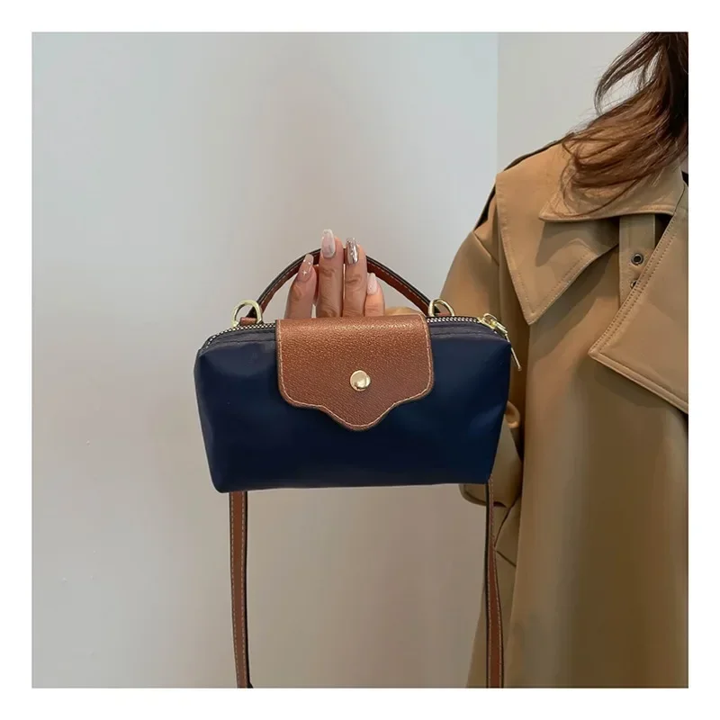 Niche bohème Mini sac à main en PU Dumpling, porte-monnaie à bandoulière, initié unique, nouveau, 2025