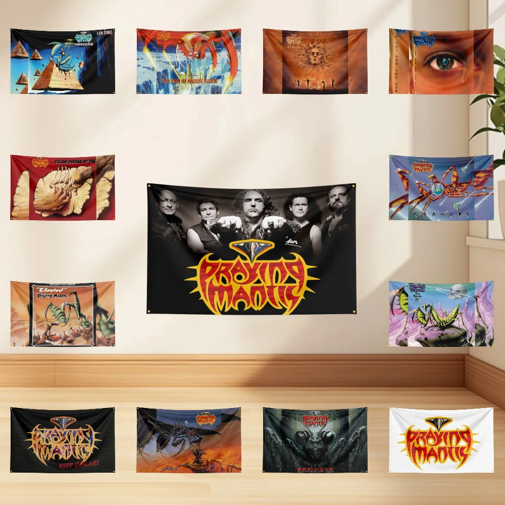 

3x5ft P-Pr-a-ying Mantis Flag Professional Flag Polyester Digital Printing Flagge Banner For Decoration Garage Room Home