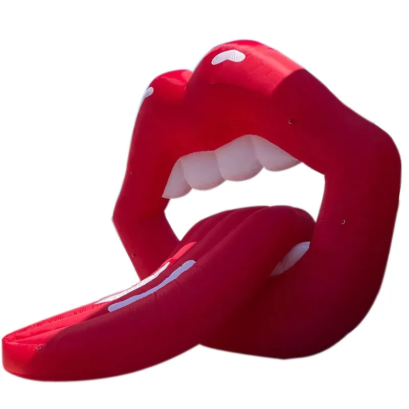 Giant inflatable mouth /inflatable kiss/inflatable red lips for Stage Event Party Wedding Exhibition Decoration