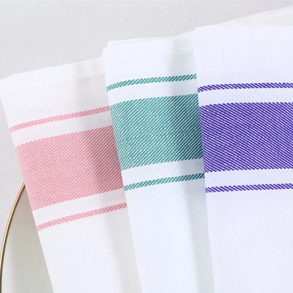 Glass Drying Cloth Washable Water Absorbent Colorful Towel Kitchen Dish Plate Bowl Dinnerware Kitchenware Cleaning Cloths Coffee