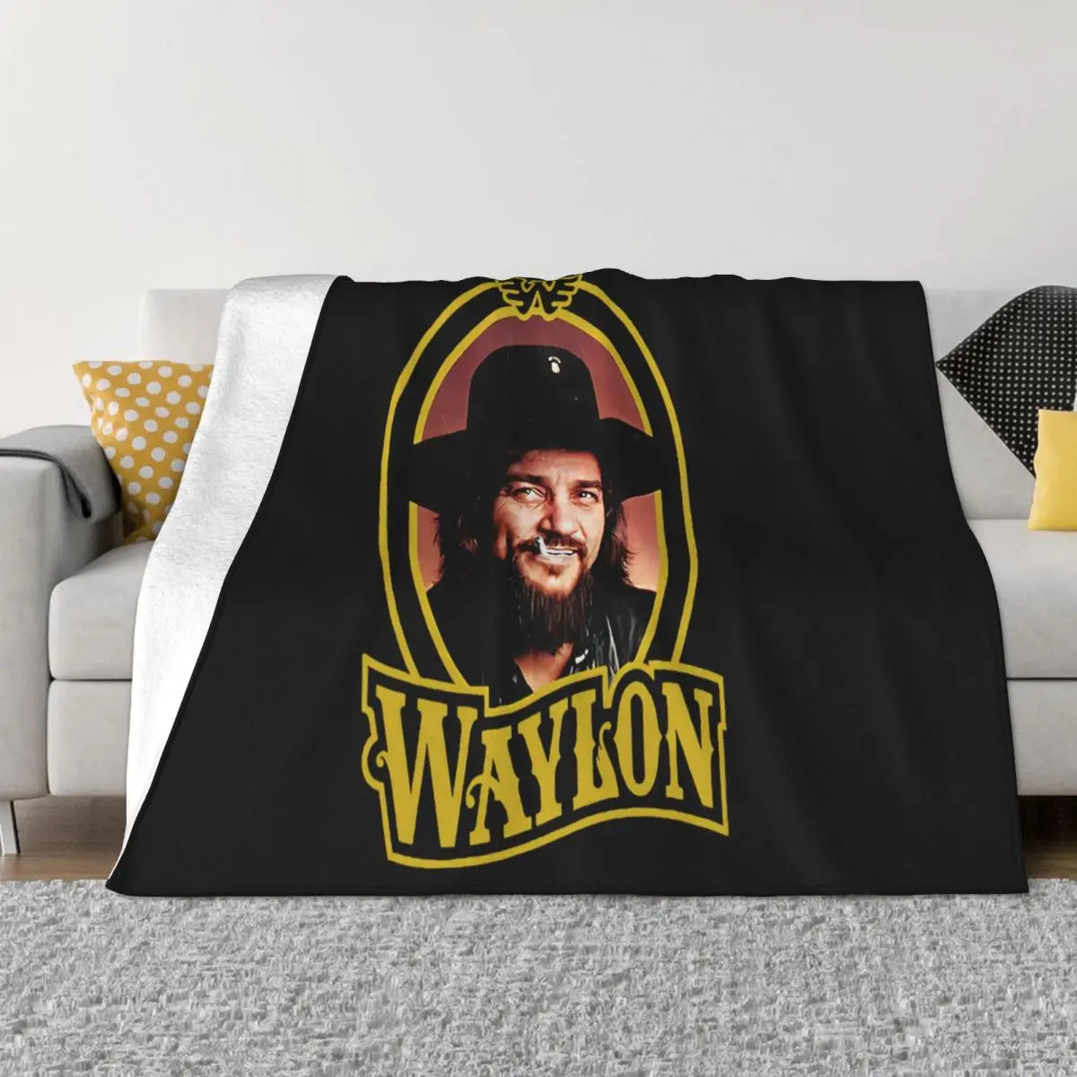 New Waylon Jennings Outlaw Country Music Willie Nelson S3Xlchat Me Unique Adult Throw Blanket