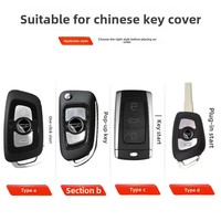 Special Car Key Case For China V3/V7 V6/V5/H3/H330/H530 Qijie FSVH320 Key Cover Durable Material Car Accessory