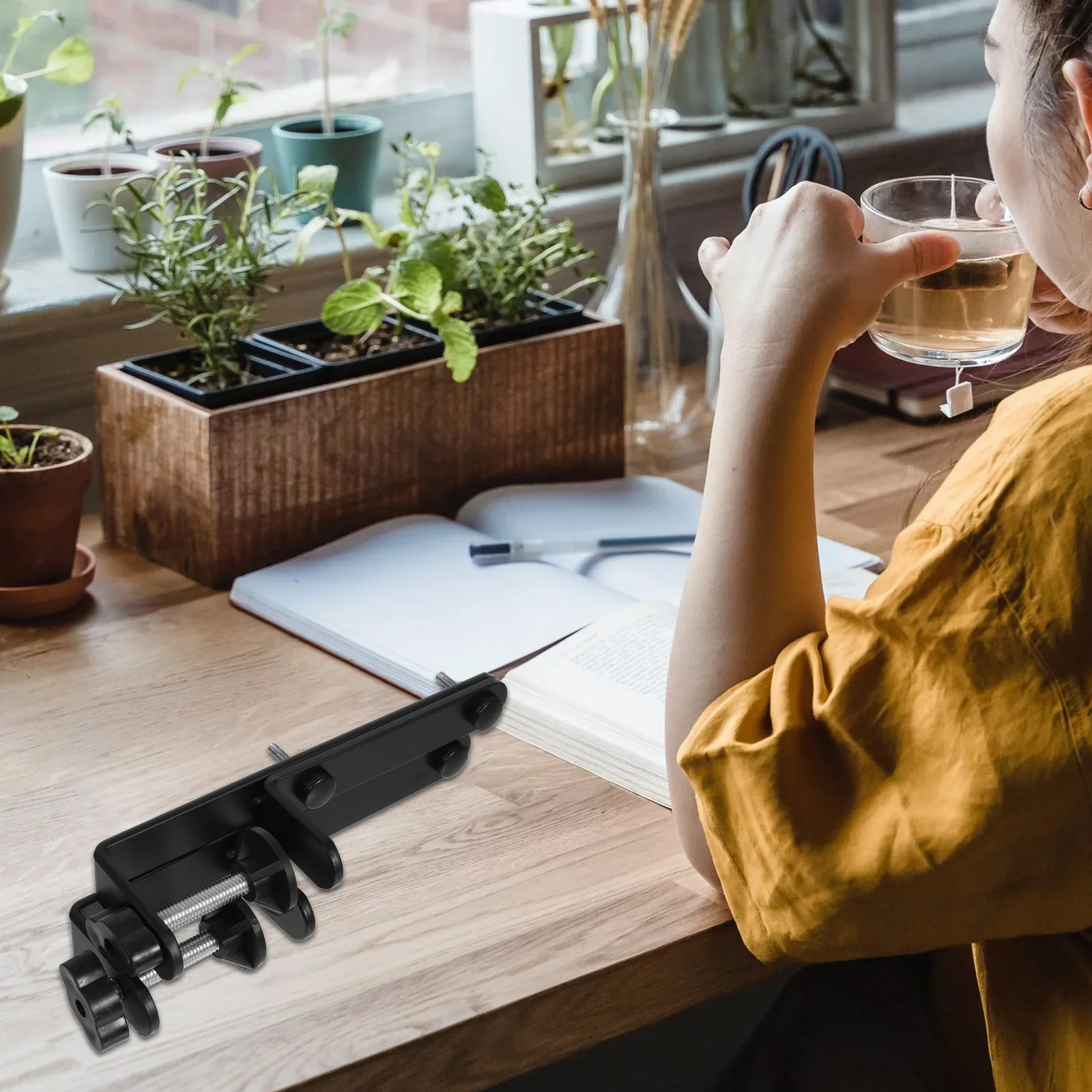 2 قطعة حامل Pegboard لسطح المكتب متعدد الوظائف موفر للمساحة منظم من الفولاذ الكربوني سهل التركيب لمكتب ألعاب المكتب