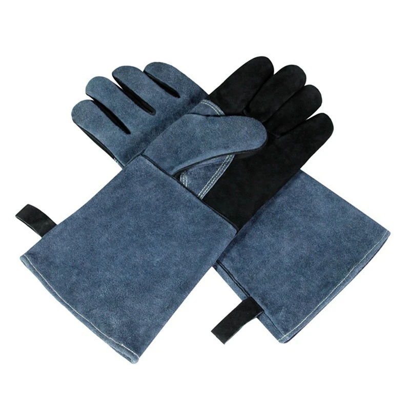 Garden Gloves Leather Welding Gloves For Mig/Stick Welders, Heat Resistant Gloves For BBQ/Fireplace