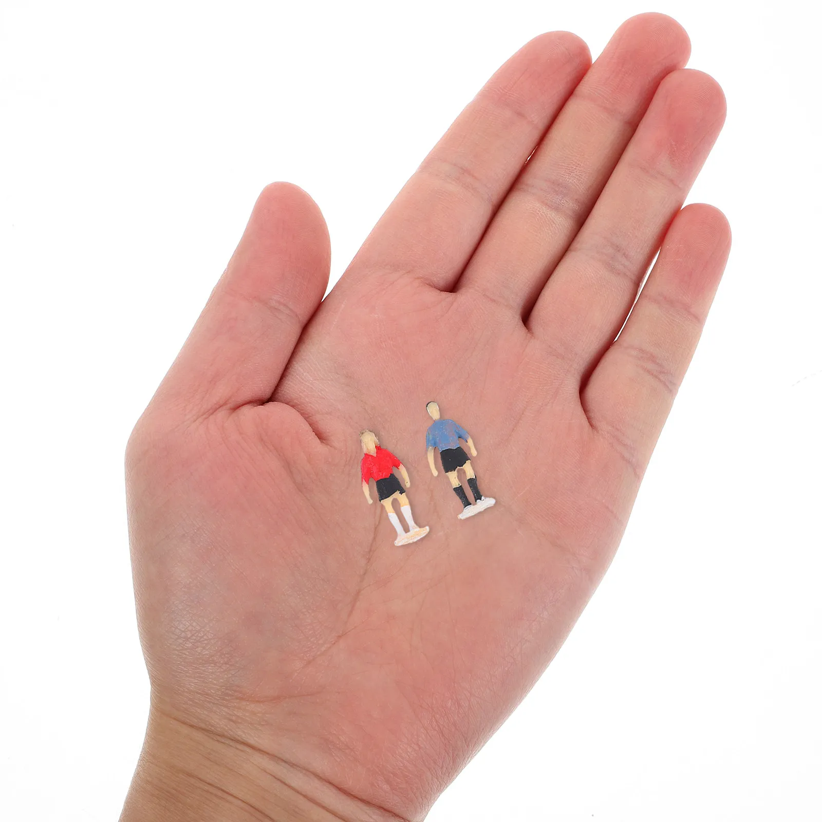 

1Set Mini Football Player Simulation Character Creative Desktop Decoration Office Home Ornament Plastic Decoration