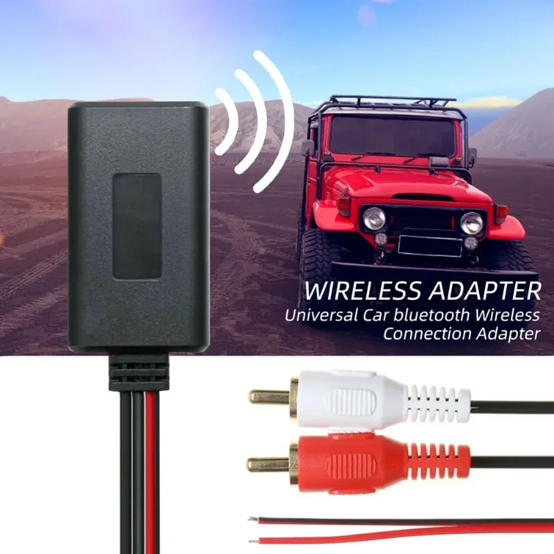New Car Universal Wireless Module Music Adapter Rca Aux Audio Cable Stereo 2rca Wireless Auto Parts Music Player Convenien