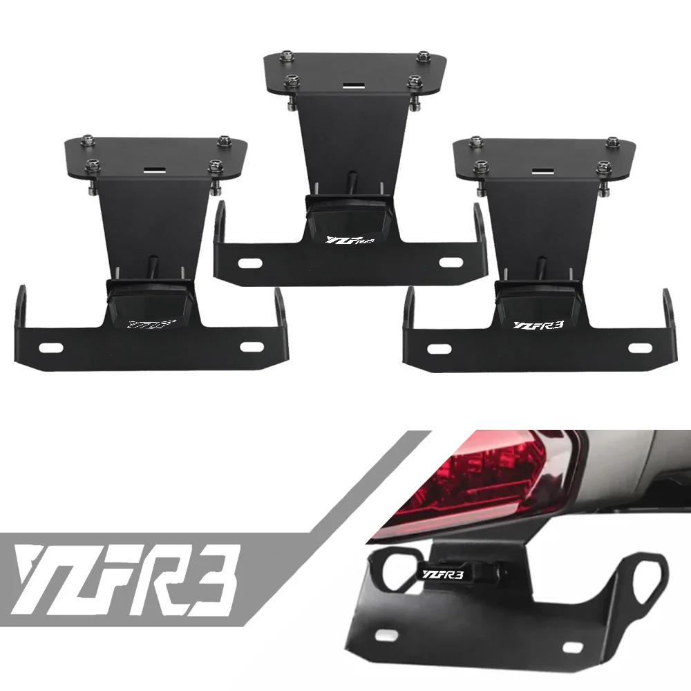 

Rear Fender Registration Bracket License Plate Holder For YAMAHA MT03 MT25 MT 03 25 2015-2024 2022 2021 YZF-R25 YZFR3 YZF R25 R3