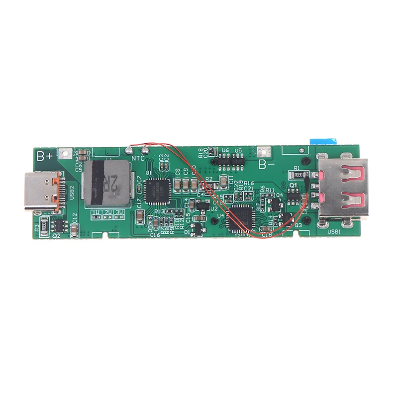 TFT Color Screen, 22.5W Mini Portable Power Bank, DIY Kit for 21700 Battery, Quick Charging