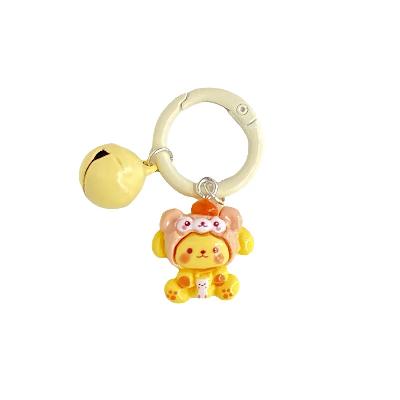 Il nuovo ciondolo portachiavi Kulomi di Miniso, simpatico ciondolo per zainetto da studentessa, regalo per il migliore amico, cerchio ornamentale dei cartoni animati