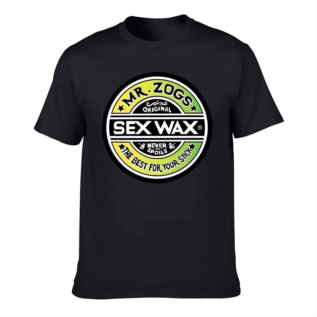 Short Sleeve Fade White Sex Wax Mr Zogs Surf Shirt tshirt men clothing graphic t shirts oversized t shirt harajuku tops