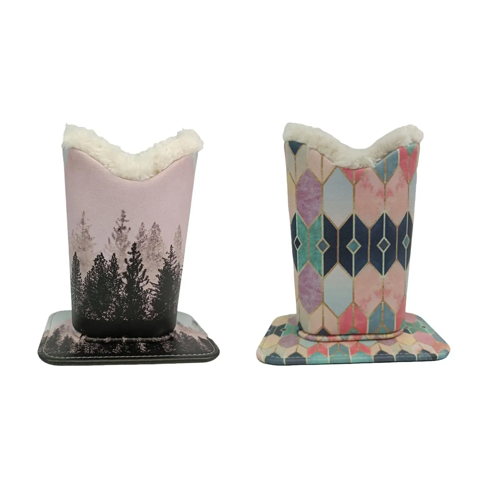 

Plush Lined Glasses Holder Glasses Stand Case for Desk Bedroom NightStand