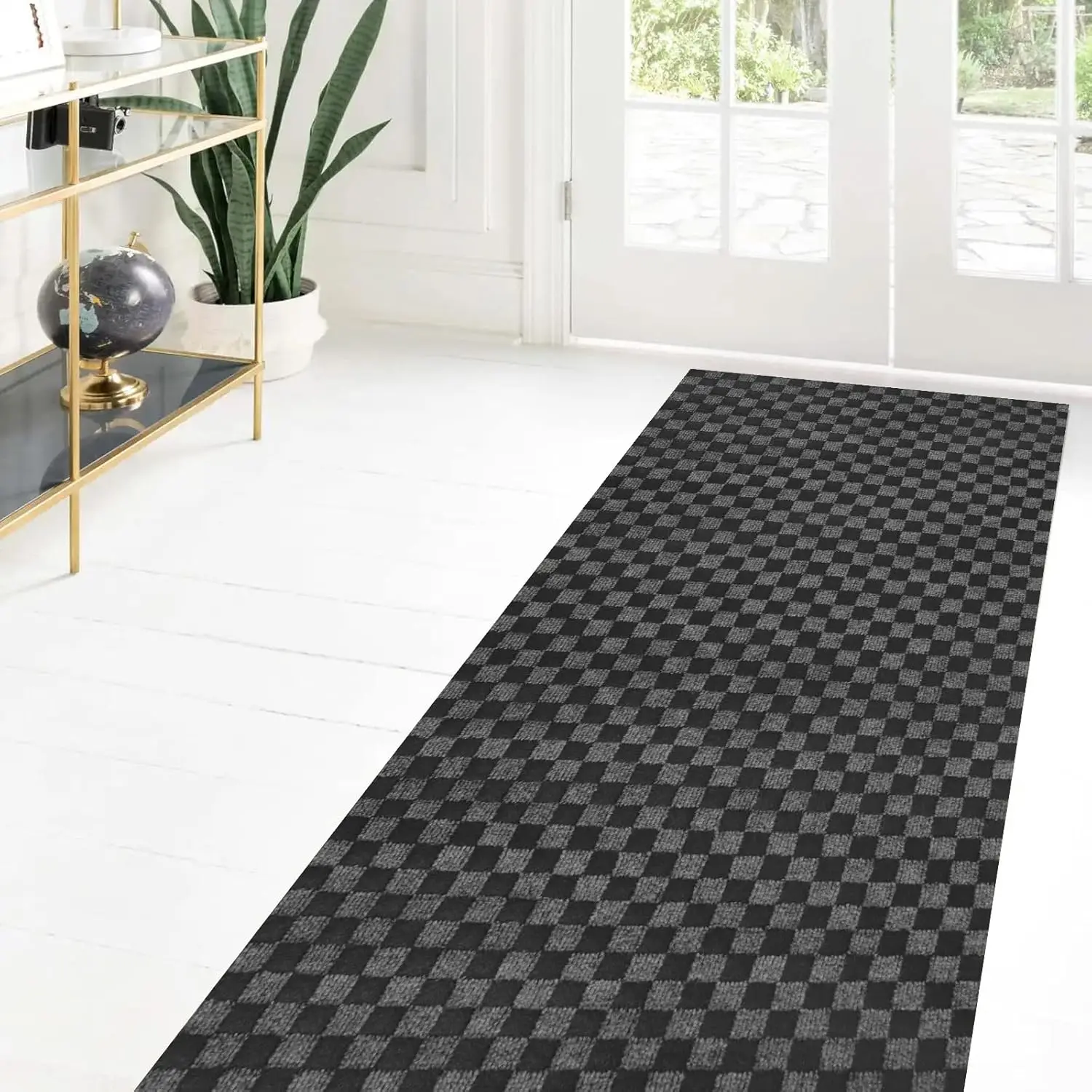 

Custom Size Runner Rug 2 ft x 15 ft, ZGR Carpet Runners Hallway Entryway Kitchen Garage Laundry Room Area Rugs with Non-Slip Rub