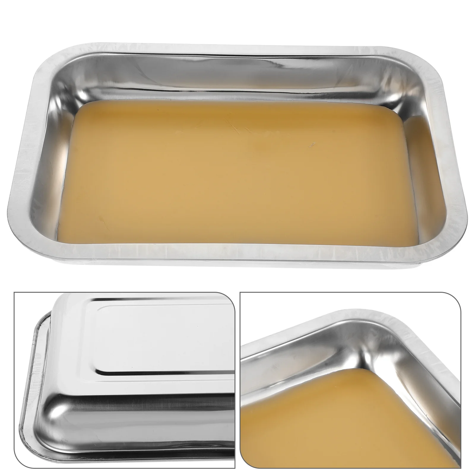 Stainless Steel Dissection Tray Polished Durable Dissecting Plate for Lab Biology Teaching Scientific Experiment