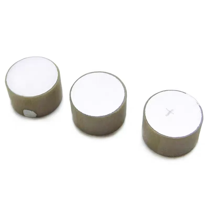 12x6.6/12.8x6.5mm positive/negative side guiding piezoelectric ceramic ultrasonic energy exchange wafer Pzt Piezo Ceramic Plate