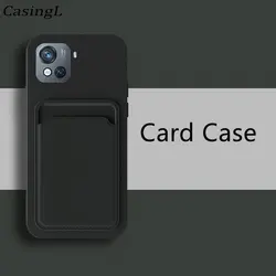 Case For Blackview Oscal C80 Liquid Silicone Protection Shell Back Card Cover For Black View Oscal C80 Wallet Phone Case