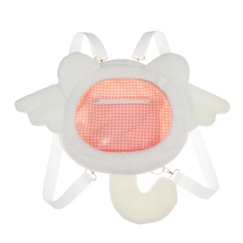Anime Cartoon Angel Wing Clear Ita Bag Mooie Pluche Handtas Tiener Studenten Rugzak Schoudertas Halloween Party Geschenken Itabag
