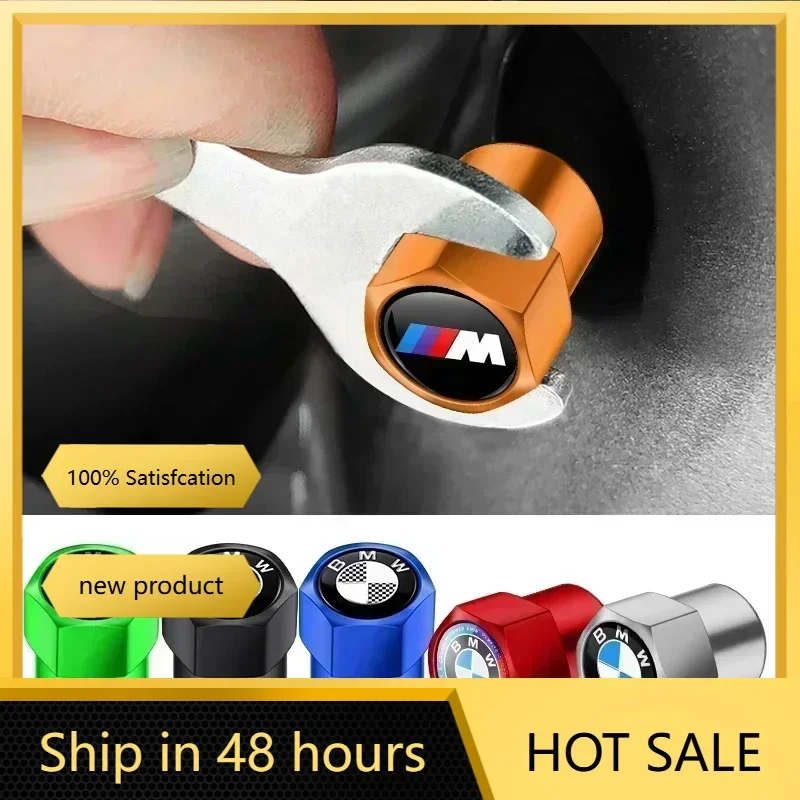 

-4 шт. автомобильные значки колес, колпачки клапанов, металлические пылезащитные чехлы для шин для BMW M F10 F20 F30 G03 E43 E53 E63 E84 E83 E90 E92 E93 X1 X5 X