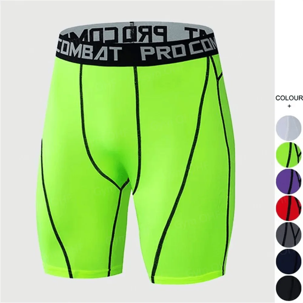 

New sports fitness running basketball football football quick dry breathable tight shorts