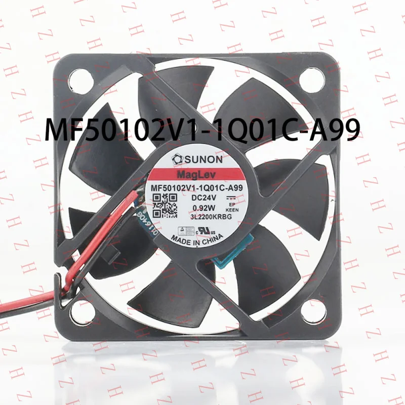 P+ for SUNON Case fan MF50102V1-1Q01C-A99 Replace KDE2405PFB1-8 24V 0.82W 50*50*10MM