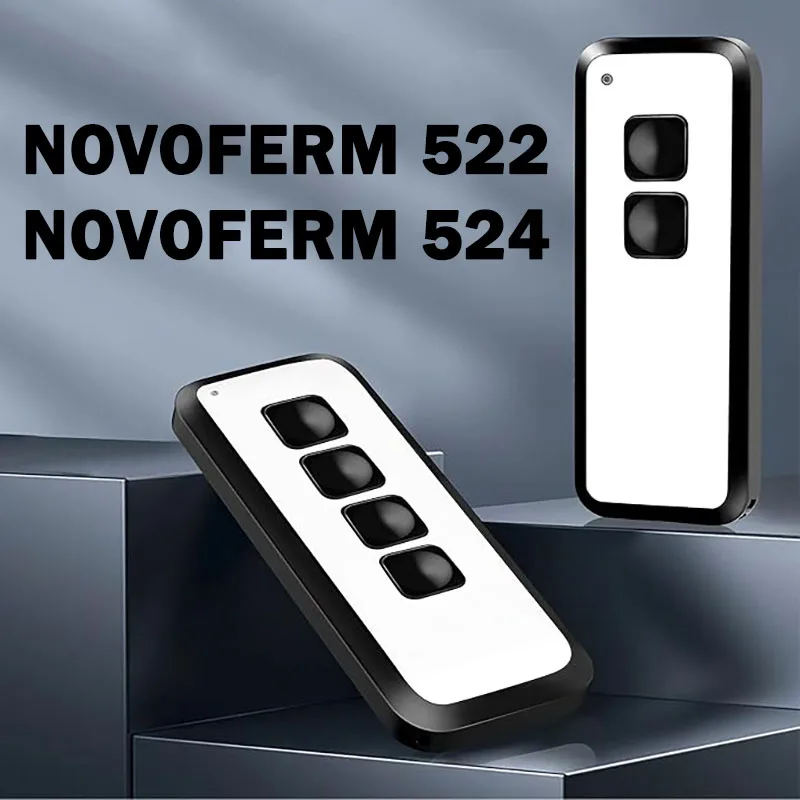 

NOVOFERM NOVOTRON 502 MAX43-2 504 MAX43-4 522 524 MTR43-2 MCHS43-2 MNHS433-02 MNHS433-04 Garage Door Remote Control 433.92MHz