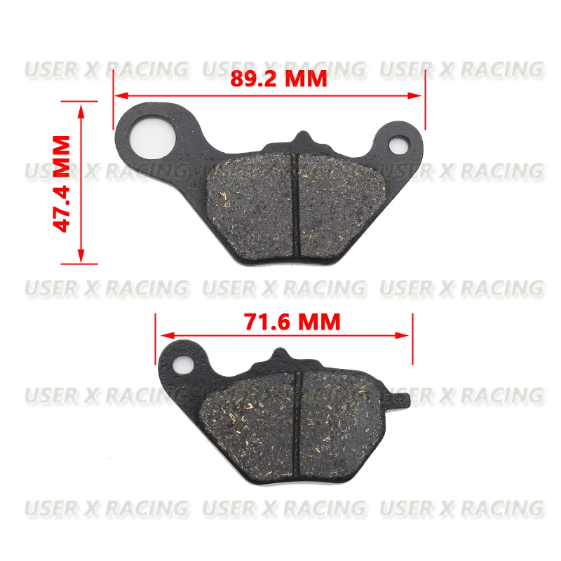 USER-X Universal motorcycle disc brake pad Brakes Front Rear Disc Brake Pads block Shoes scooter VICTORIA blade rg125 honda 145