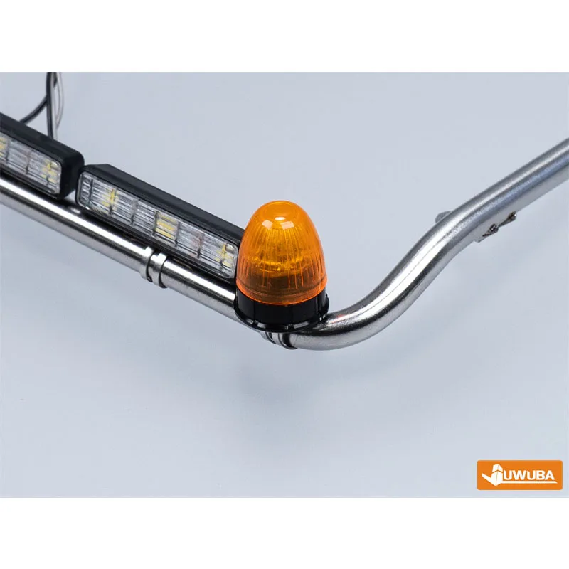 JUWUBA RC Truck LED Yellow Rotating Light Engineering Lamp for 1/14 Tamiya SCANIA 770S Volvo FH16XL BENZ Excavator Bulldozer