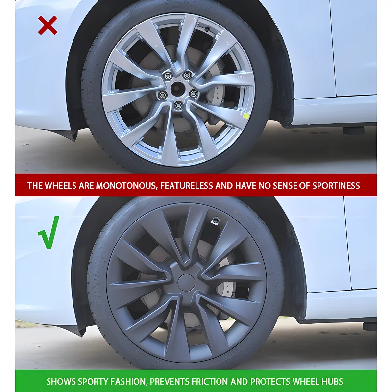 4ks hubcap auto pro tesla modelka 3 2024 pahorkatina 19 palec představení kolo čepice kolo částí plný ráfek obal příslušenství kolo obal