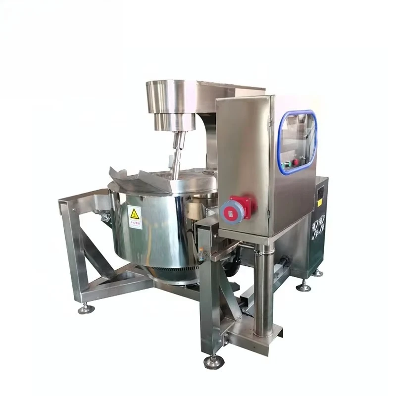 Customize 300L Industrial Stainless Steel Bakery Cooking Mixer Machine with Gas Heating Planetary Gearbox and Bearing