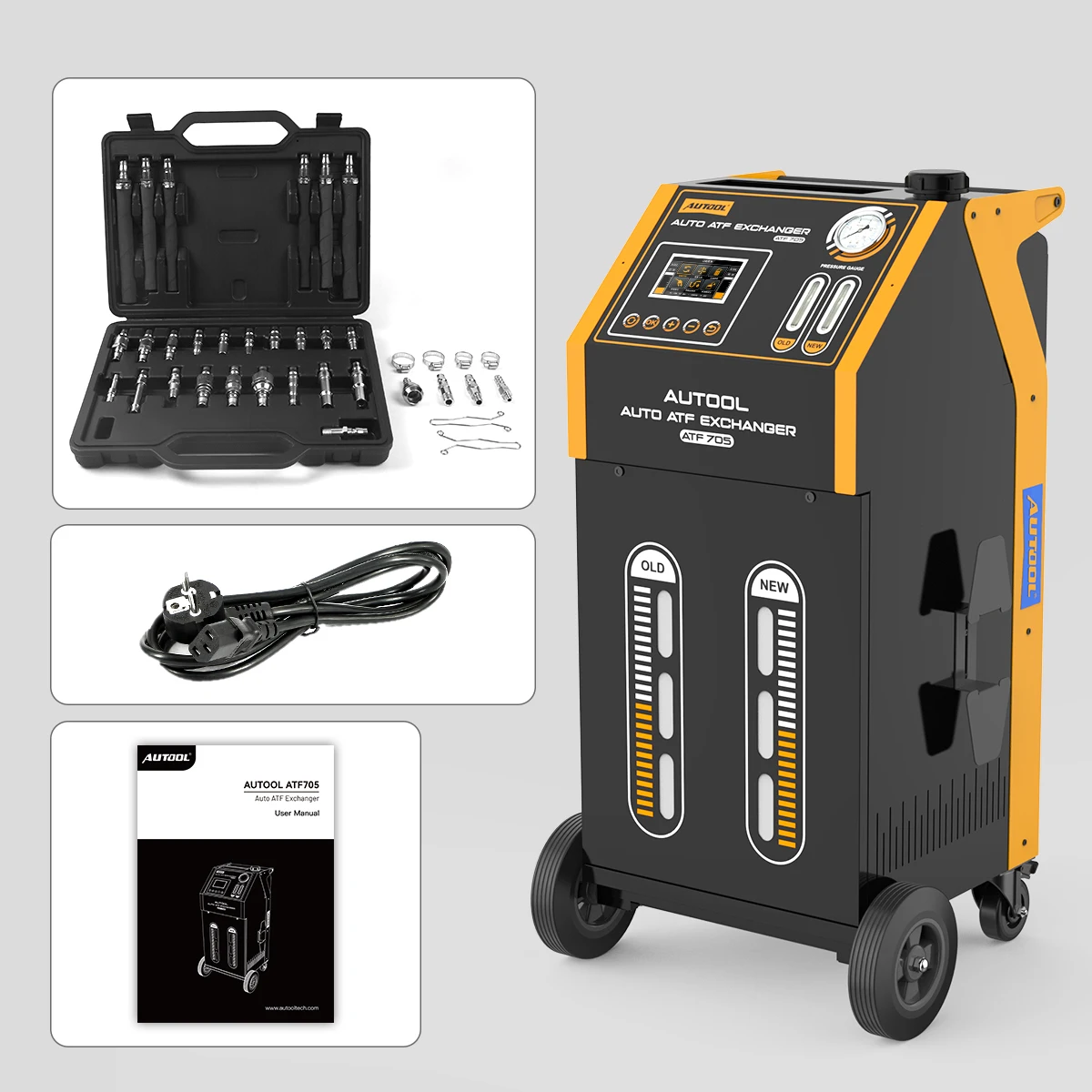 ATF705 Gearbox Fully Exchance Automatic Mantenimiento Atf Gear Machineac Car Oil Fluid Switch Exchanger Change Machine