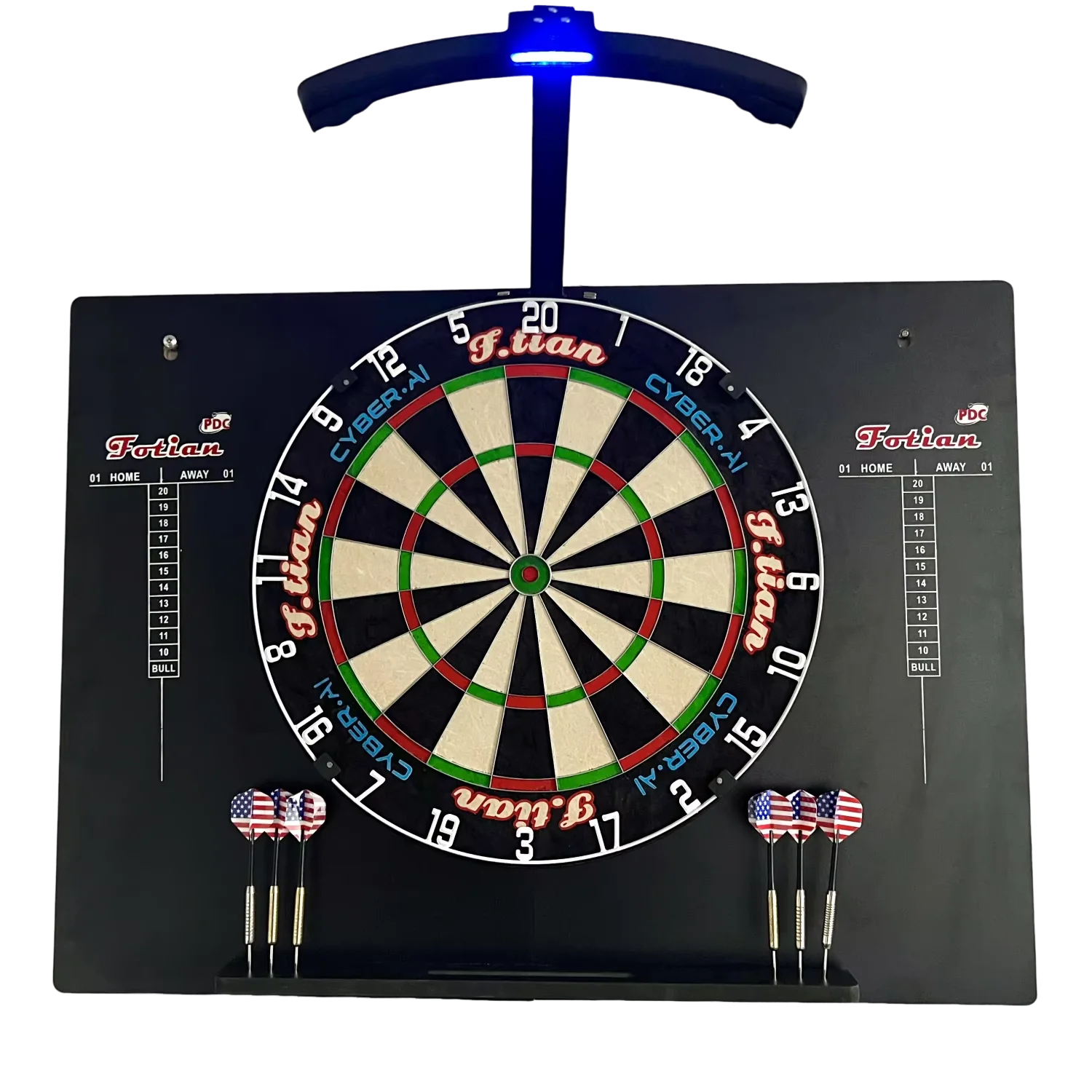 

Dual-Camera Recognition System Blade Wire Electronic Dartboard Sisal Knife Net Professional 18x1.5 Inch 5kg