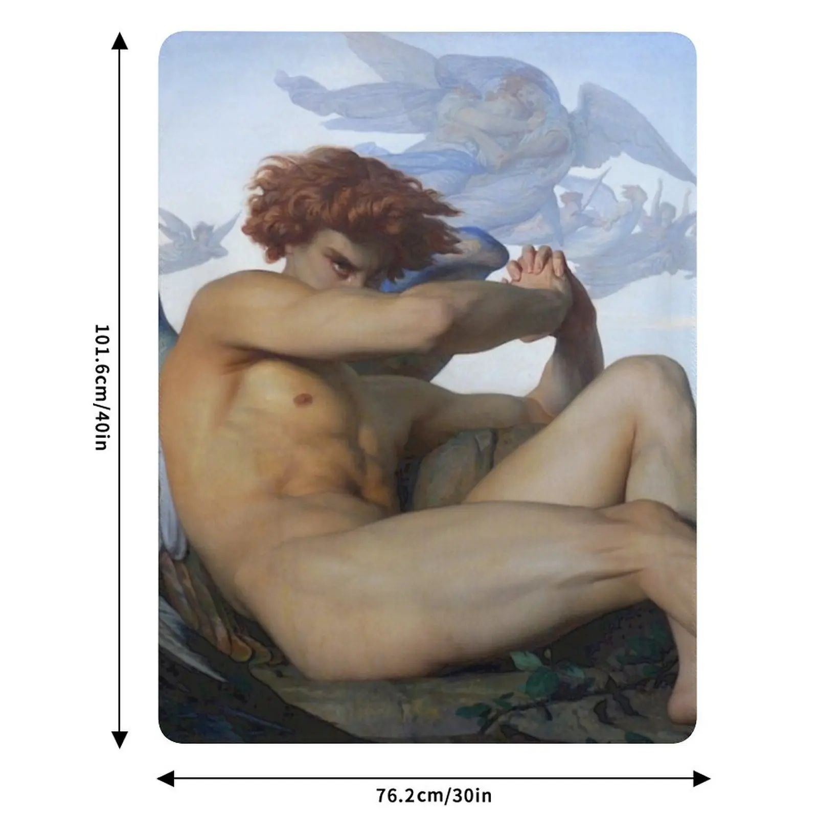 FALLEN ANGEL - ALEXANDRE CABANEL Throw Blanket Luxury Throw Weighted Bed Furrys Blankets For Sofas Bed covers Blankets