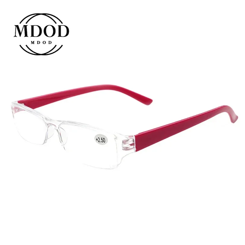 Fashion Retro  Square Anti-blue Reading Glasses Man Woman Unisex Portable Ultra-light Half-frame  Reading Glasses +1.0 To +4.0