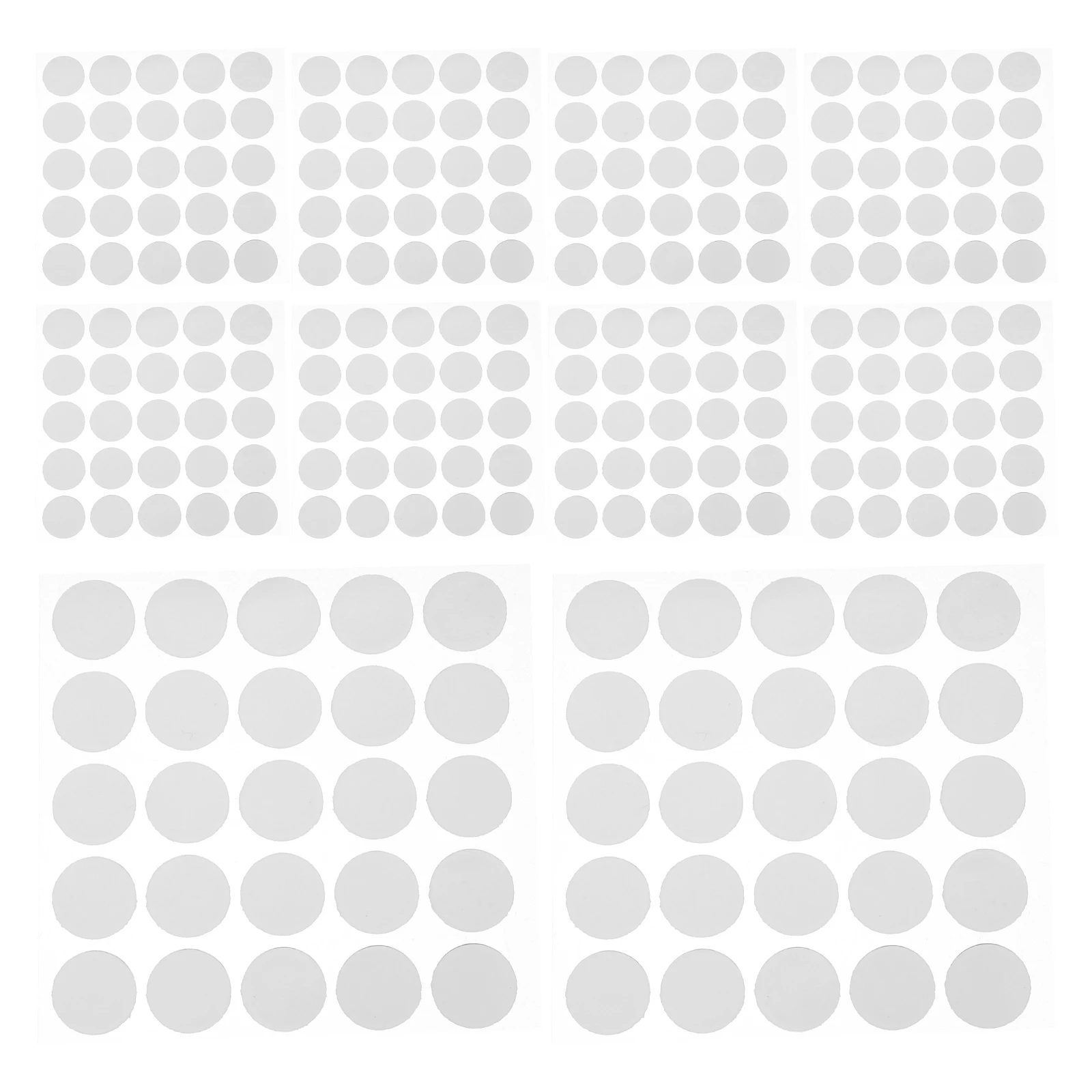 

500 Pcs Tape Transparent Clear Double-sided Adhesive Mounting Nano Sticky Stickers