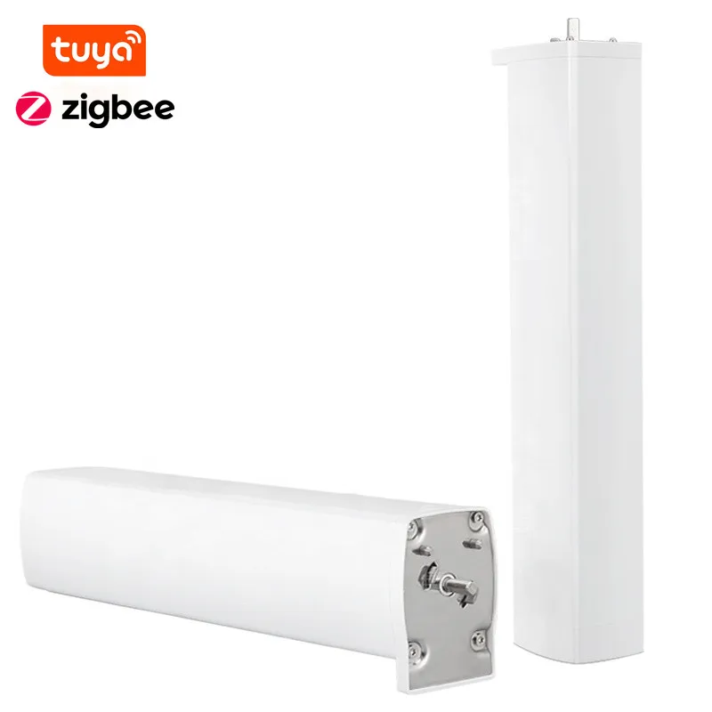 

Tuya Smart Zigbee Electric Curtain Motor with Battery Timing APP Remote Alexa Google Home Voice Control for Smart Home Curtains