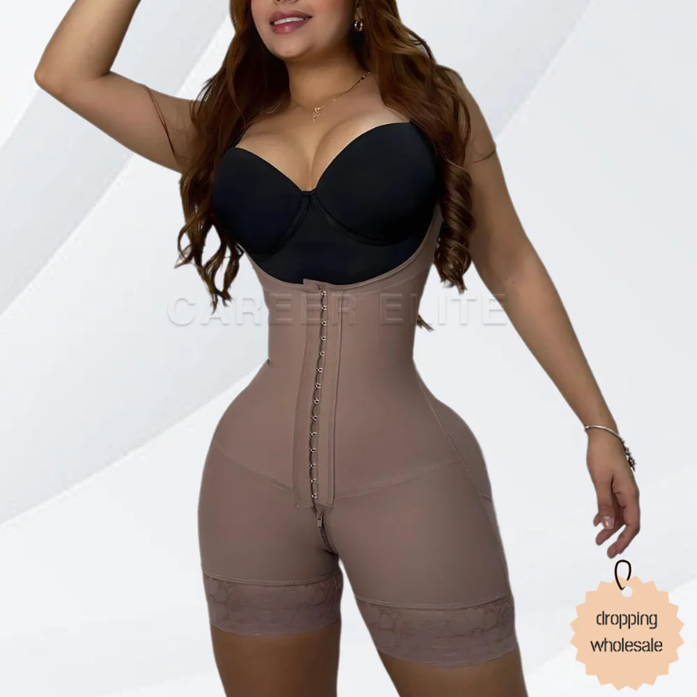 

Full Body Shapewear High Compression Fajas Colombianas Tummy Control Binders Corset Waist Trainer Hip Enhancer Slimming Push Up