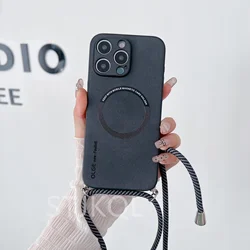 Lanyard phone case Magnetic Case for Pixel 9 Pro Pixel 8A Pixel 7A Magsafe Wireless Charge Shockproof Cover Pixel 7 Pixel 8