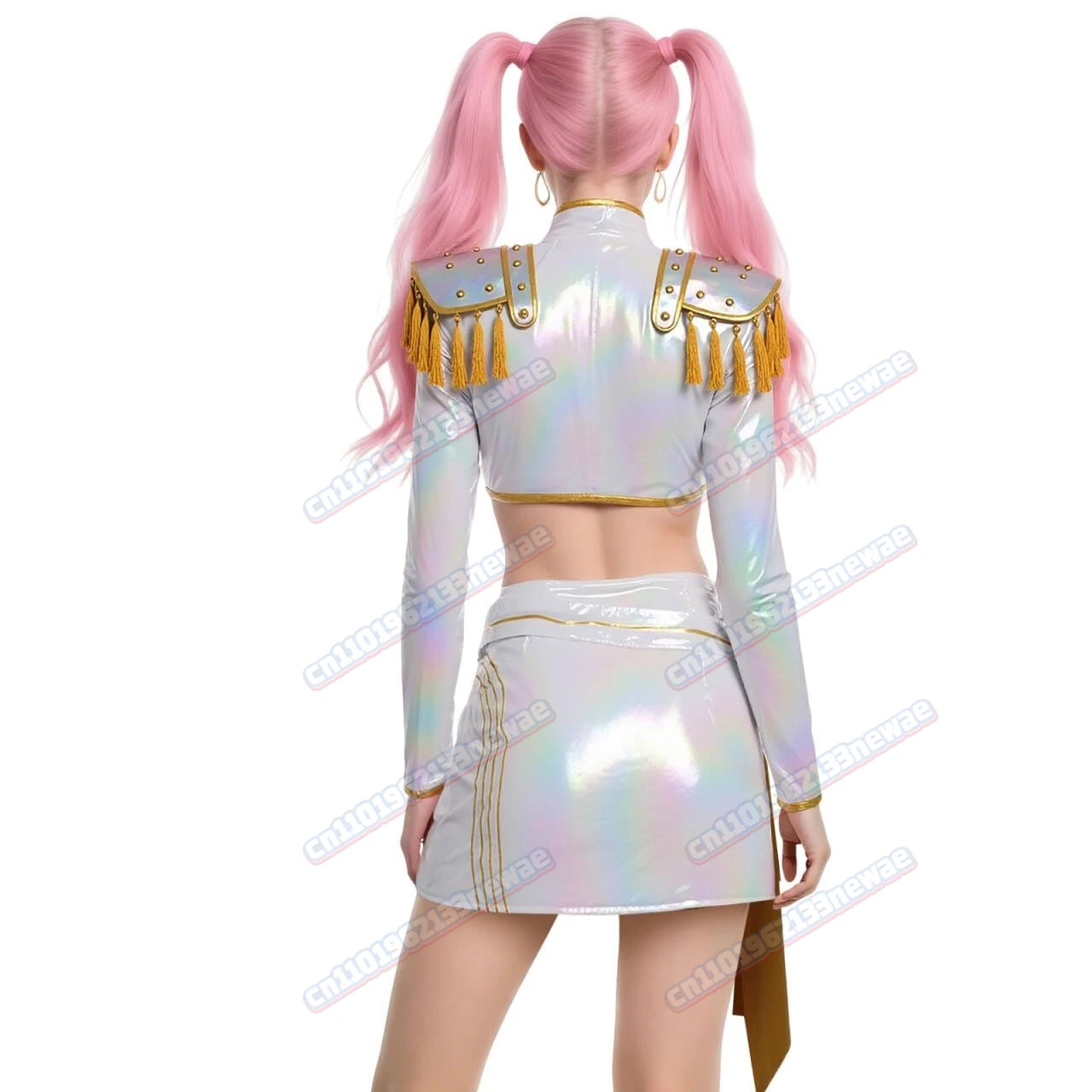 애니메이션 K팝 데몬 헌터즈 조이 루미 미라 코스프레 의상 화이트 PU 가죽 유니폼 롤플레잉 파티 할로윈 카니발 의상