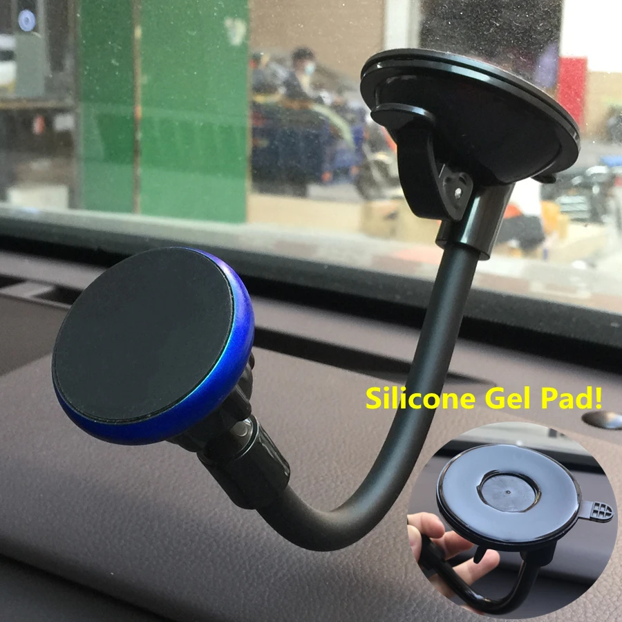 Magnetic Phone Holder in Car Windshield Stand For iPhone 11 12 13 XS MAX 8 7 6 Plus SE For Samsung Huawei Xiaomi Support GPS