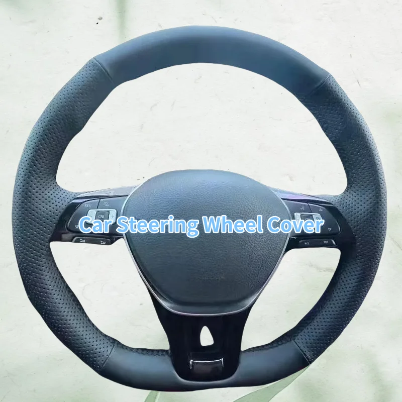 

Car Steering Wheel Cover Microfiber Leather Steering-Wheel Cover Wrap For Volkswagen Golf 7 Mk7 Nieuwe Polo jetta Passat B8
