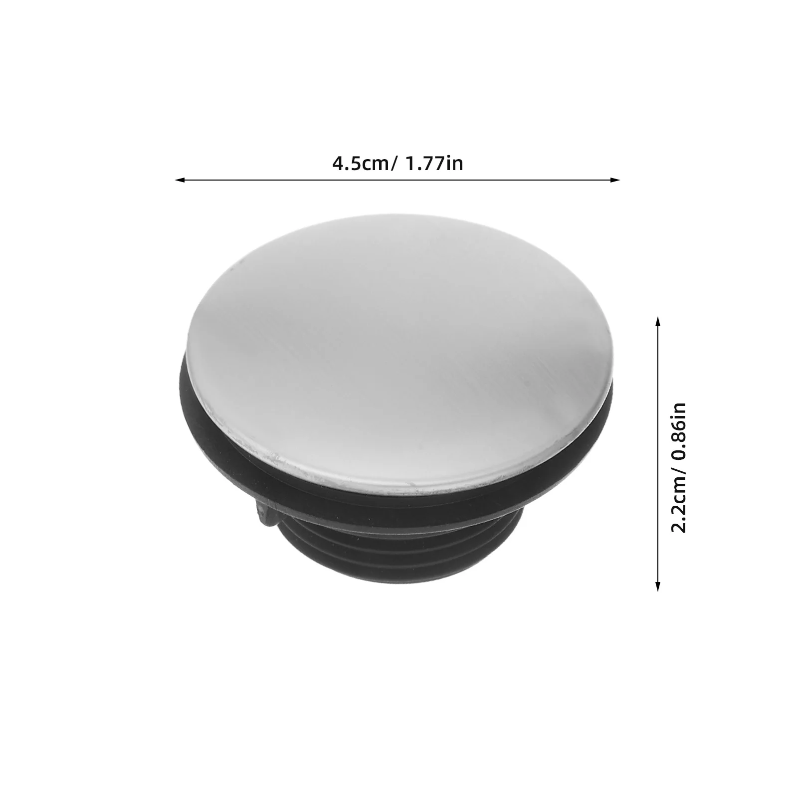 2 Stück Edelstahl-Wasserhahn-Lochabdeckung, langlebiger Küchenspüle-Lochschutz für 31–40 mm Küchenspüle-Zubehör