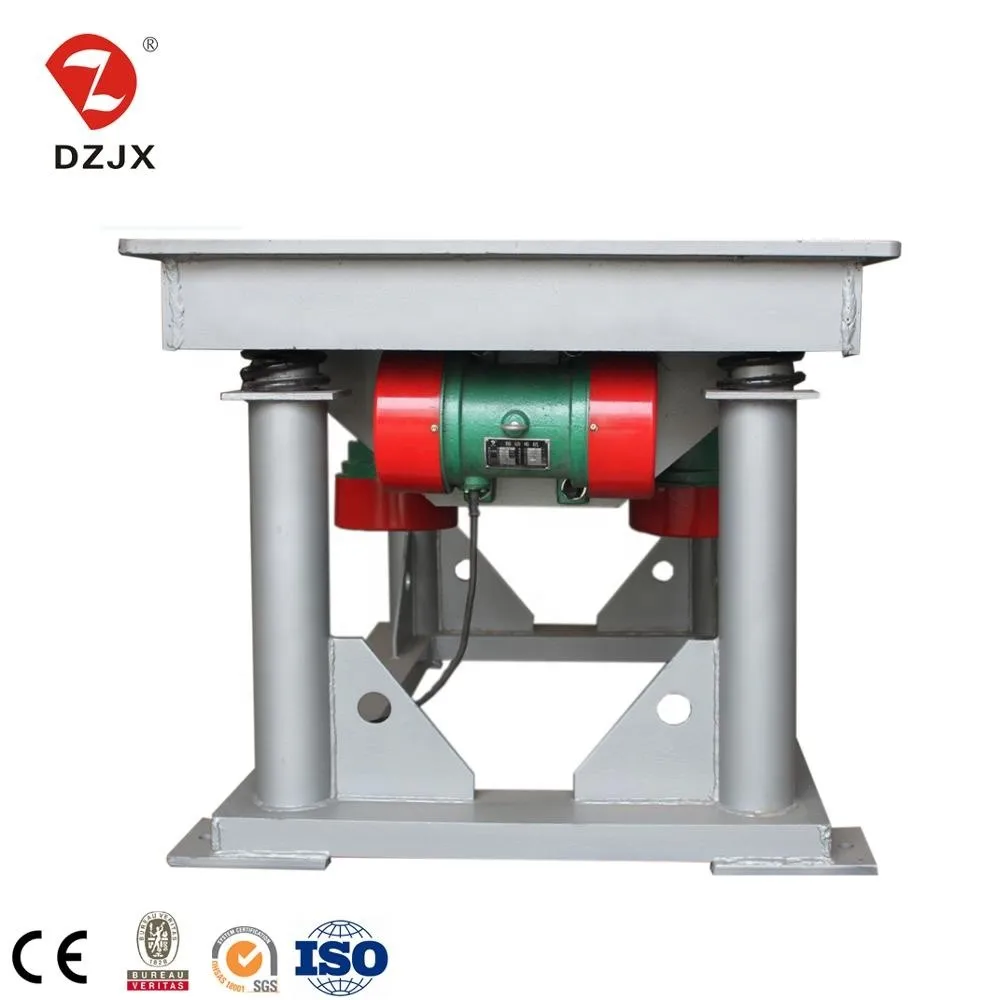 DZJX High Efficiency Vibrating Shaking Table for Paver Blocks Concrete Vibration Platform