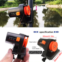 Fishing Line Counter Fishing Line Depth Finder Counter Manual Meter Gear Fishing Tool  0-999 Meters Length Measurement Counter