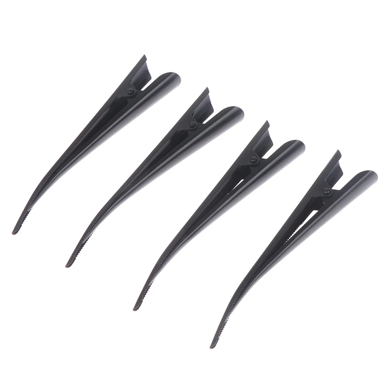 Metal Hair Clips Hollow Flower Duckbill Hair Clamps Hair Accessories Duck Teeth Bows Hairgrips Hairdressing Salon Tip Clip