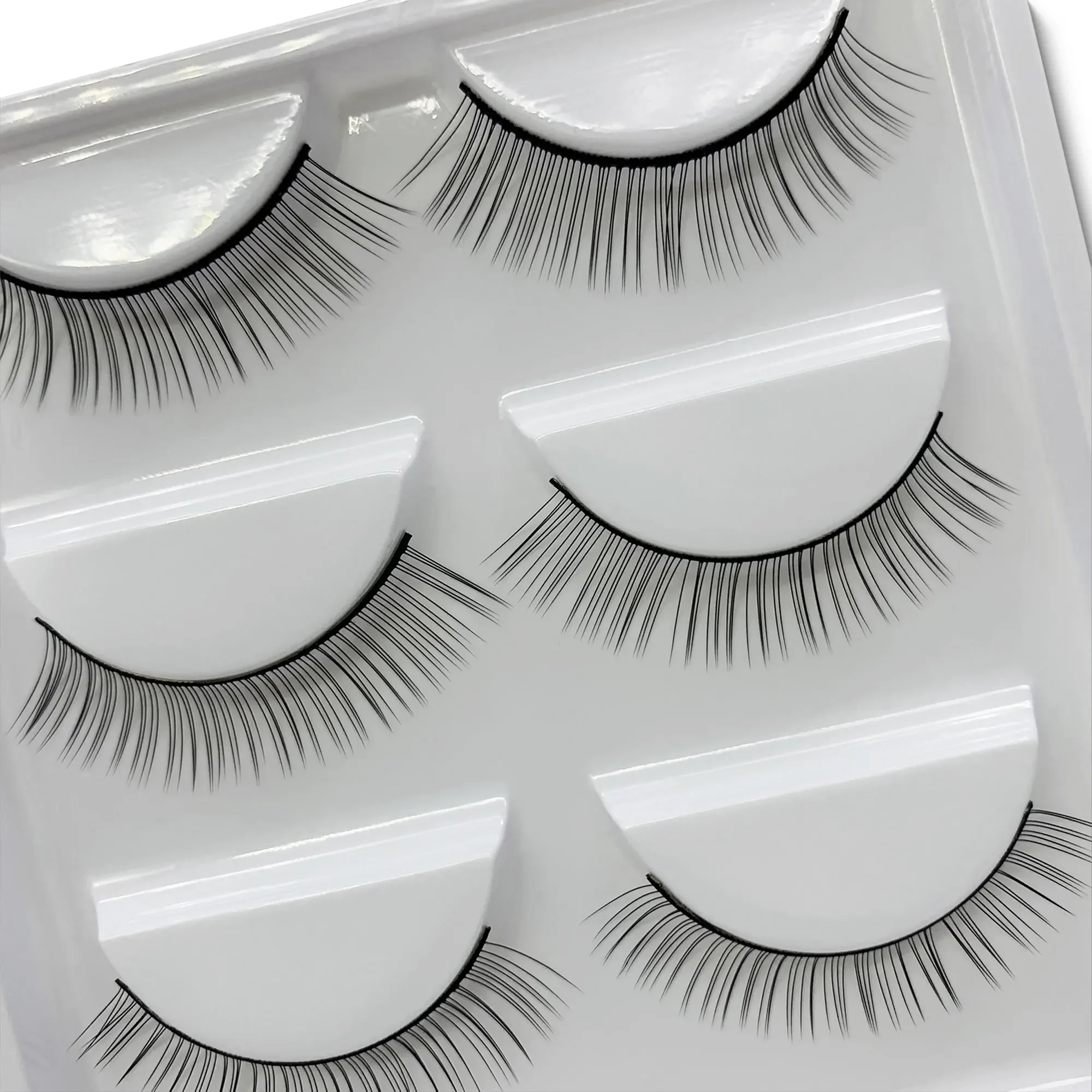 1/3/5Boxes Training Lashes Beginner False Eyelashes Practice Mink Lashes Strip Individual Lashes Eyelash Extension Tools