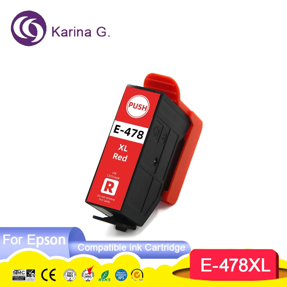 Imagem -05 - para 378 478 T378 378xl T478 478xl T478xl Premium Compatível Cartucho de Tinta a Jato de Tinta para Epson Expressão Foto Xp15000 Karina. g