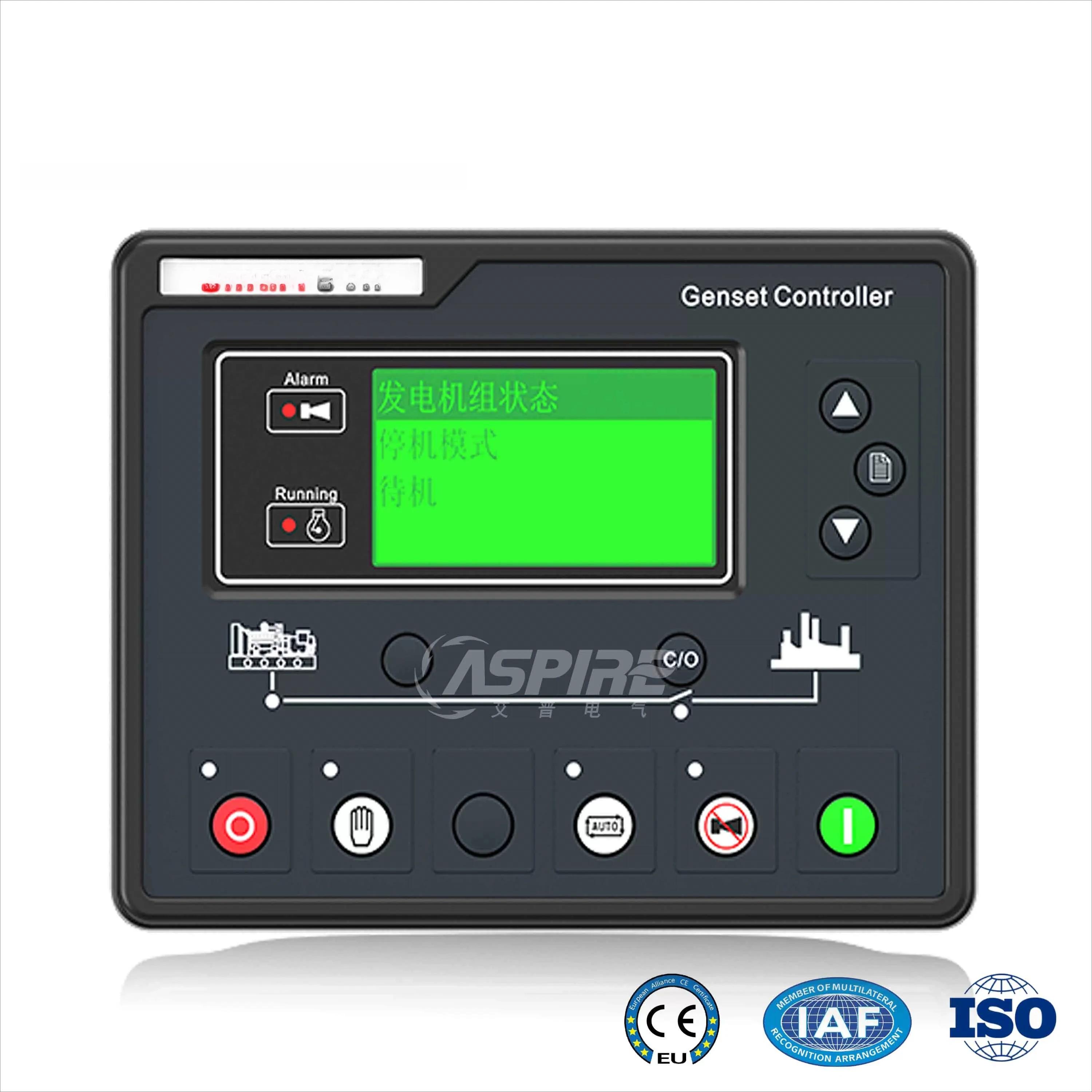 HGM7110N Controller Diesels Generator Set Control Panel Original Display