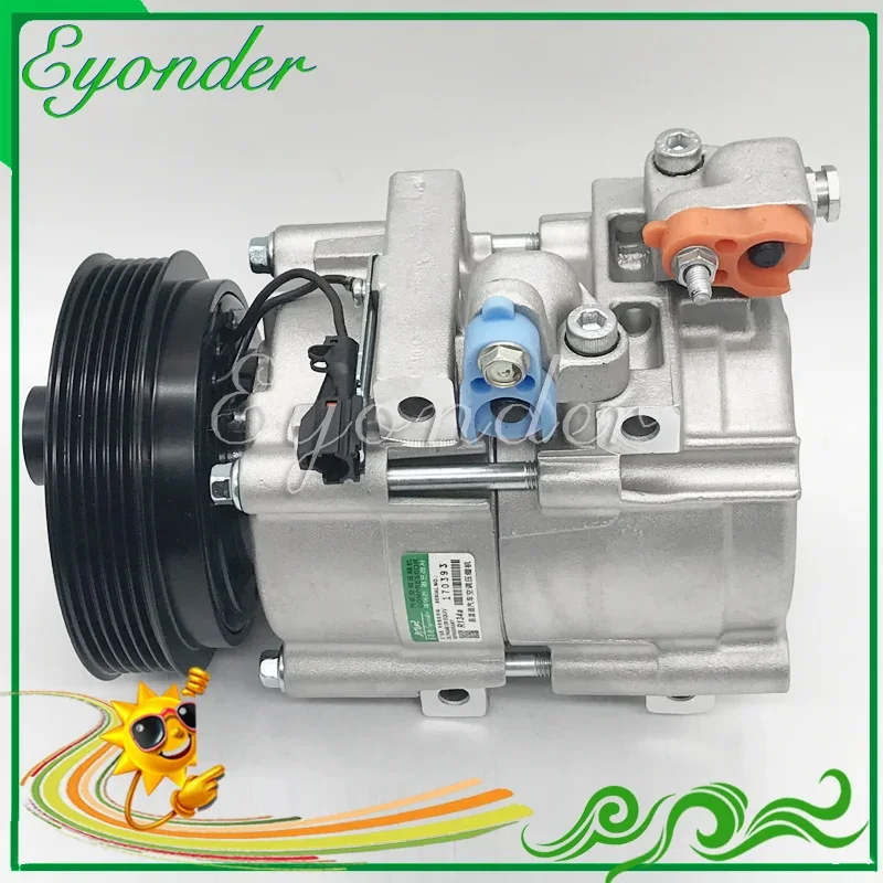 A/C AC Air Conditioning Compressor Cooling Pump PV6 for Hyundai TRAJET FO 2.7 2.0 9770138170 977013A680 9770126200 977013A670